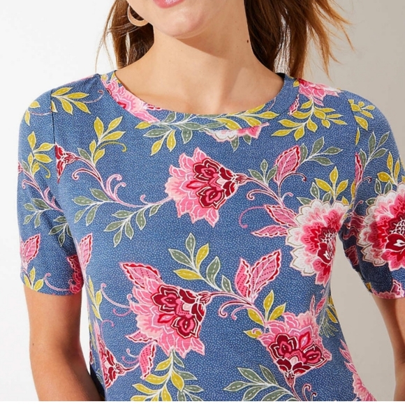 Loft Garden Elbow Sleeve Tee - Picture 2 of 5